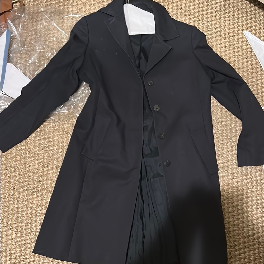 Brooks Brothers Black Trench Coat Timeless Formal Wear